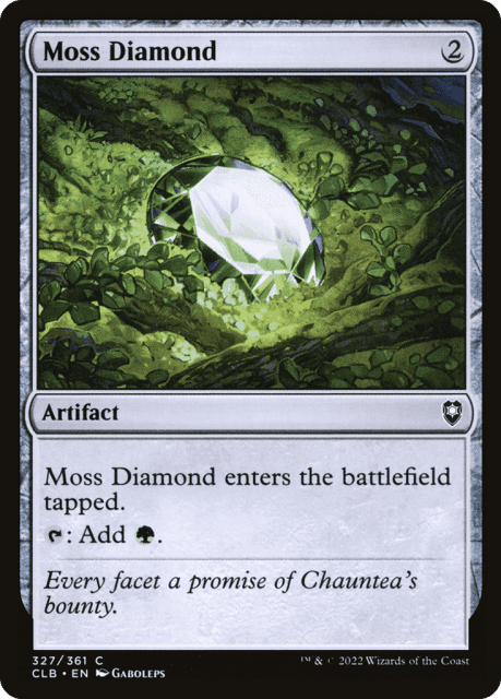 Moss Diamond (327) — Commander Legends: Battle for Baldur's Gate