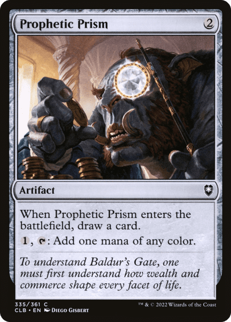 Prophetic Prism (335) — Commander Legends: Battle for Baldur's Gate