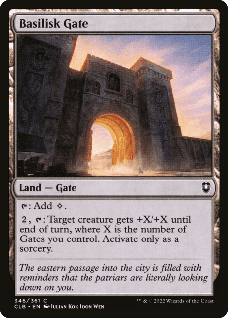 Basilisk Gate (346) — Commander Legends: Battle for Baldur's Gate