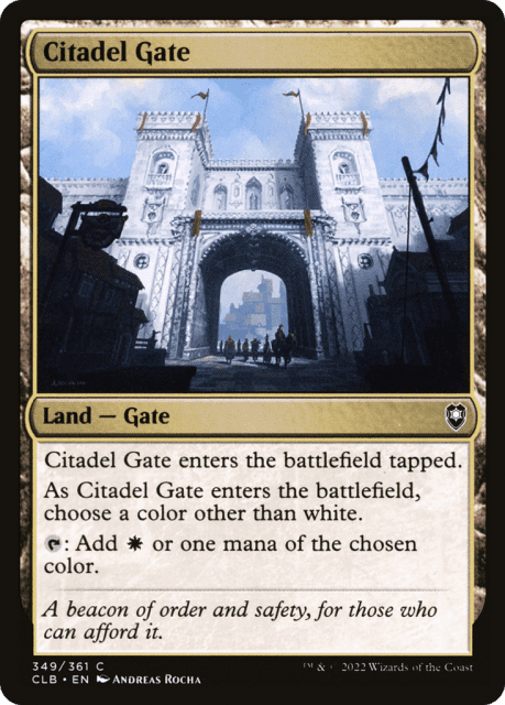 Citadel Gate (349) — Commander Legends: Battle for Baldur's Gate