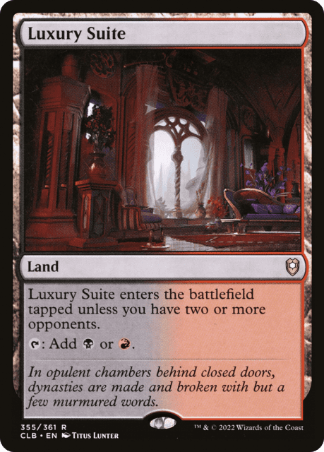 Luxury Suite (355) — Commander Legends: Battle for Baldur's Gate