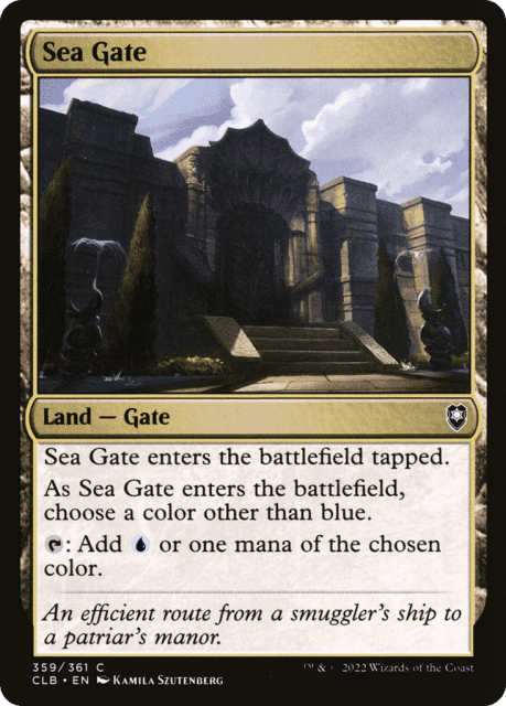Sea Gate (359) — Commander Legends: Battle for Baldur's Gate