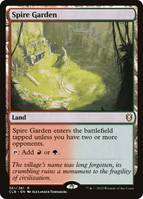 Spire Garden (361) — Commander Legends: Battle for Baldur's Gate