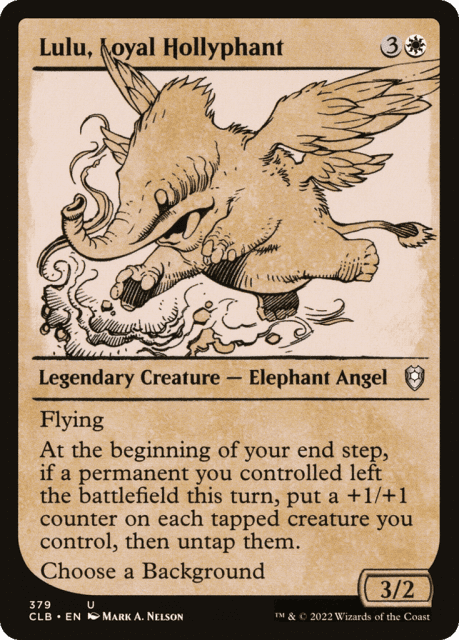 Lulu, Loyal Hollyphant (379) — Commander Legends: Battle for Baldur's Gate