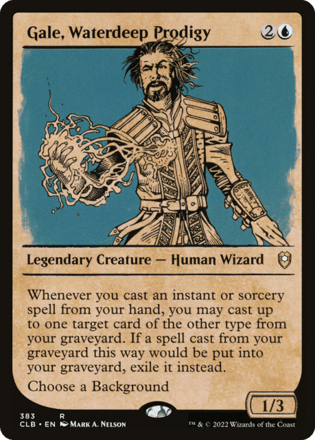 Gale, Waterdeep Prodigy (383) — Commander Legends: Battle for Baldur's Gate