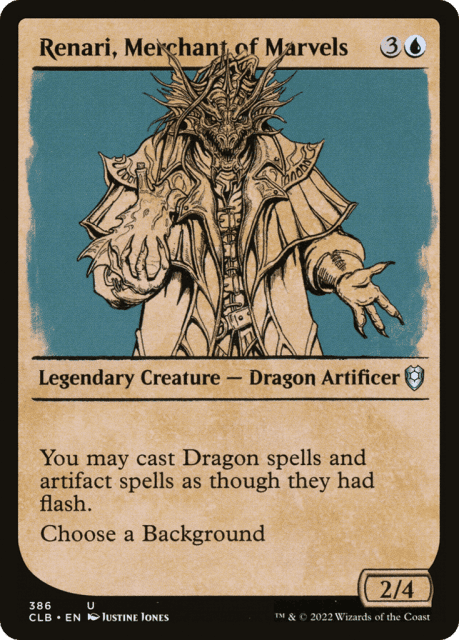 Renari, Merchant of Marvels (386) — Commander Legends: Battle for Baldur's Gate