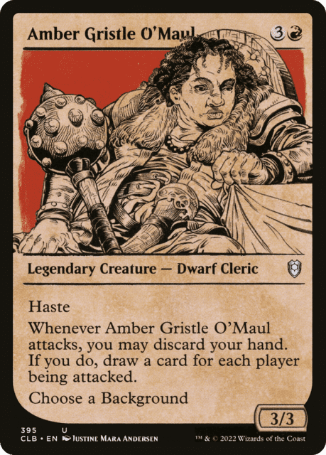 Amber Gristle O'Maul (395) — Commander Legends: Battle for Baldur's Gate