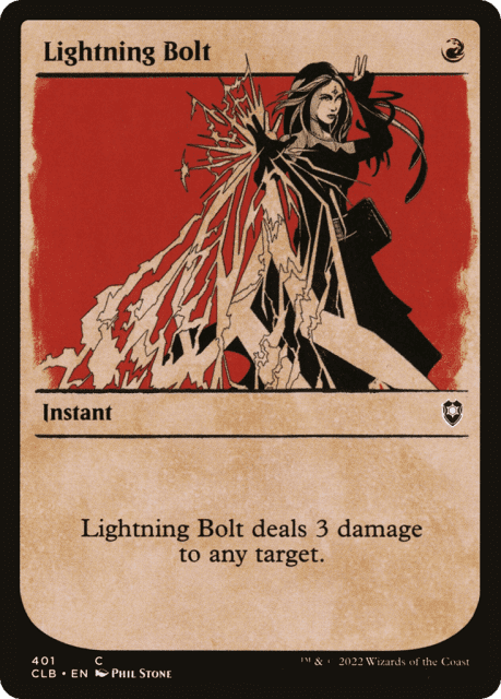 Lightning Bolt (401) — Commander Legends: Battle for Baldur's Gate