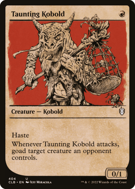 Taunting Kobold (404) — Commander Legends: Battle for Baldur's Gate