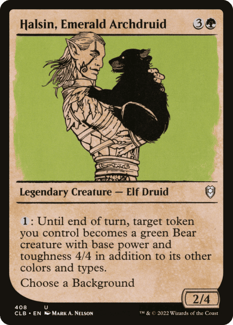 Halsin, Emerald Archdruid (408) — Commander Legends: Battle for Baldur's Gate