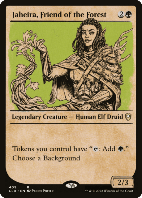 Jaheira, Friend of the Forest (409) — Commander Legends: Battle for Baldur's Gate