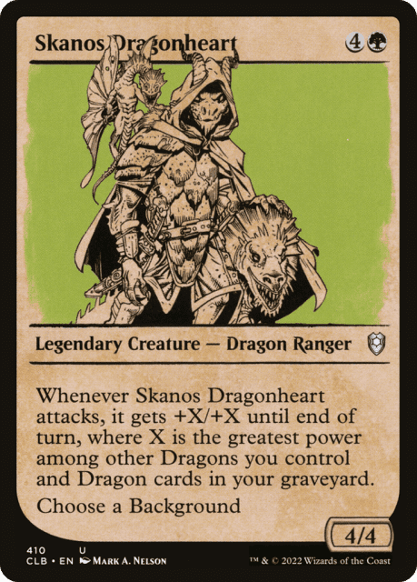Skanos Dragonheart (410) — Commander Legends: Battle for Baldur's Gate