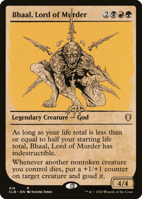 Bhaal, Lord of Murder (416) — Commander Legends: Battle for Baldur's Gate