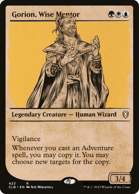 Gorion, Wise Mentor (423) — Commander Legends: Battle for Baldur's Gate