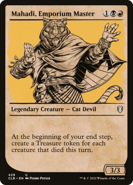 Mahadi, Emporium Master (429) — Commander Legends: Battle for Baldur's Gate