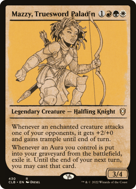 Mazzy, Truesword Paladin (430) — Commander Legends: Battle for Baldur's Gate