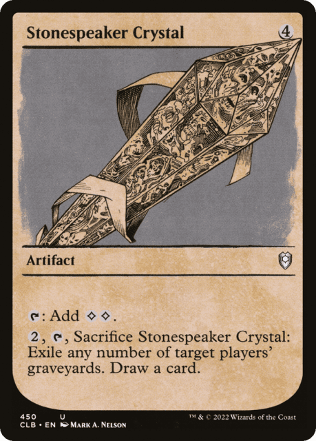 Stonespeaker Crystal (450) — Commander Legends: Battle for Baldur's Gate