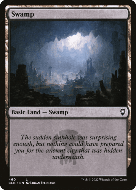 Swamp (460) — Commander Legends: Battle for Baldur's Gate