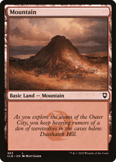Mountain (463) — Commander Legends: Battle for Baldur's Gate