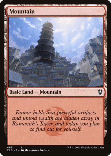 Mountain (465) — Commander Legends: Battle for Baldur's Gate