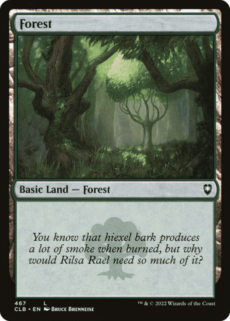 Forest (467) — Commander Legends: Battle for Baldur's Gate