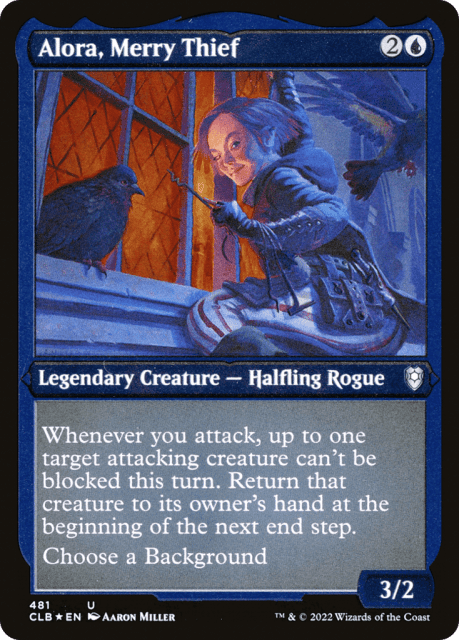Alora, Merry Thief (481) — Commander Legends: Battle for Baldur's Gate