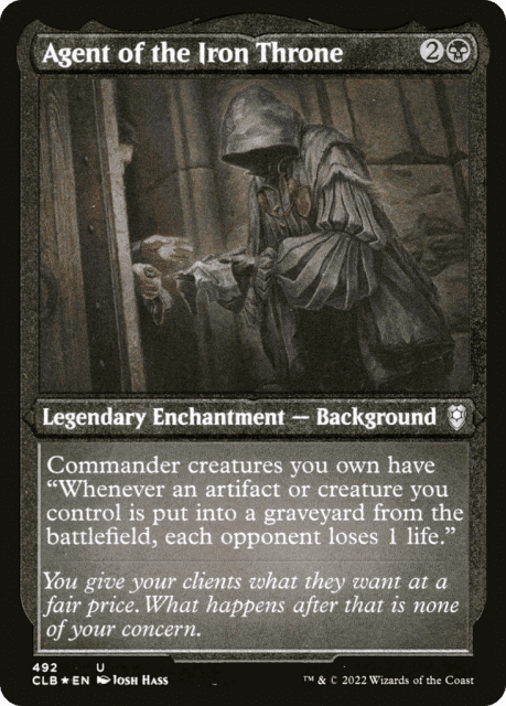 Agent of the Iron Throne (492) — Commander Legends: Battle for Baldur's Gate