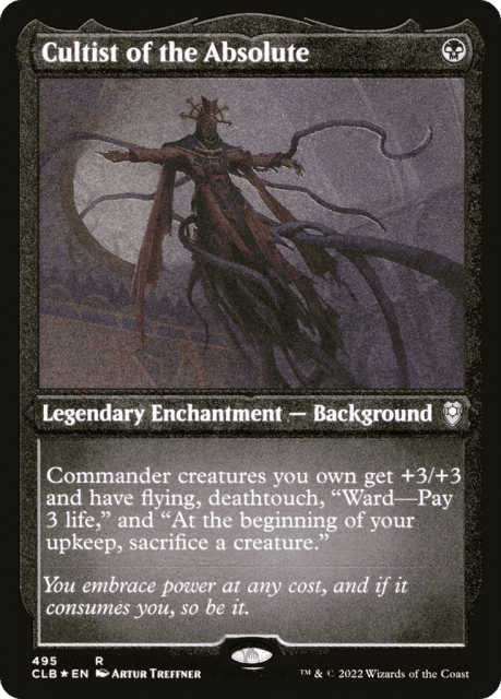 Cultist of the Absolute (495) — Commander Legends: Battle for Baldur's Gate