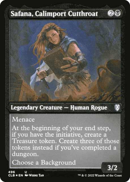 Safana, Calimport Cutthroat (496) — Commander Legends: Battle for Baldur's Gate