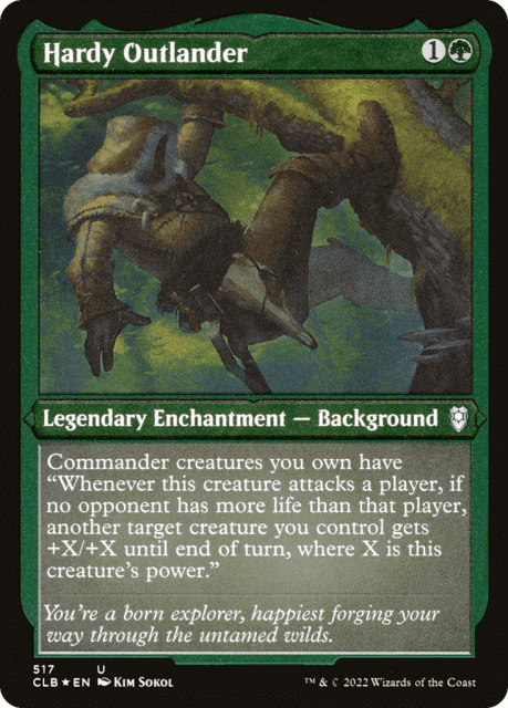 Hardy Outlander (517) — Commander Legends: Battle for Baldur's Gate