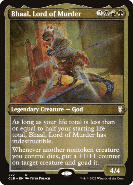 Bhaal, Lord of Murder (527) — Commander Legends: Battle for Baldur's Gate