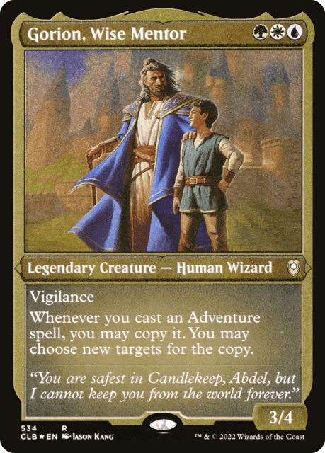 Gorion, Wise Mentor (534) — Commander Legends: Battle for Baldur's Gate