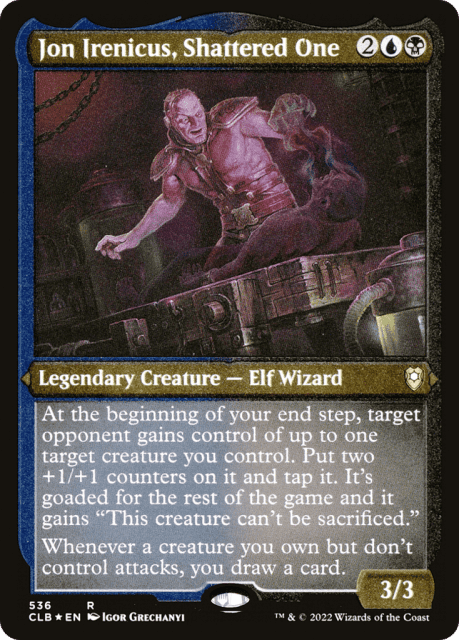 Jon Irenicus, Shattered One (536) — Commander Legends: Battle for Baldur's Gate