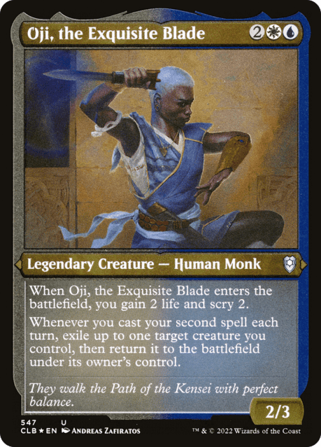 Oji, the Exquisite Blade (547) — Commander Legends: Battle for Baldur's Gate