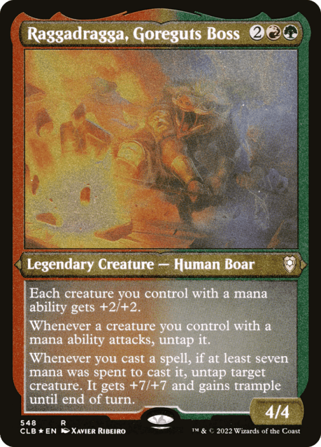 Raggadragga, Goreguts Boss (548) — Commander Legends: Battle for Baldur's Gate