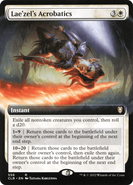 Lae'zel's Acrobatics (556) — Commander Legends: Battle for Baldur's Gate
