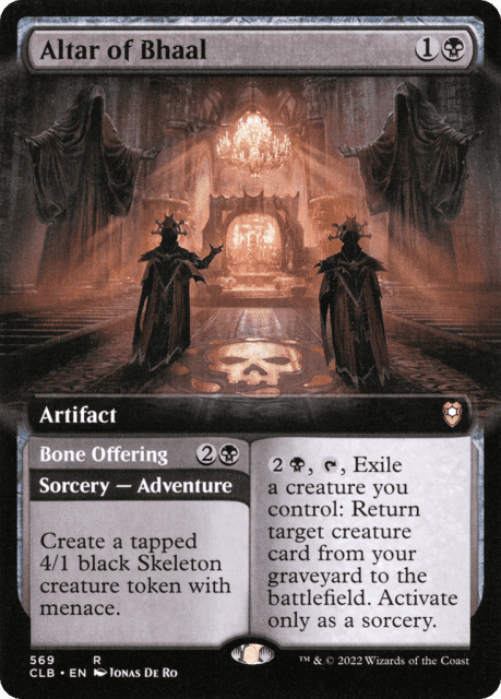 Altar of Bhaal // Bone Offering (569) — Commander Legends: Battle for Baldur's Gate