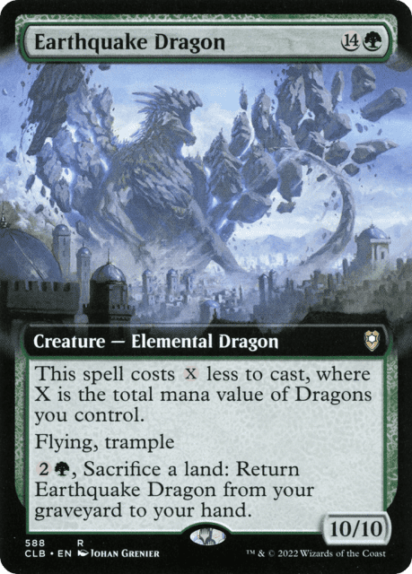 Earthquake Dragon (588) — Commander Legends: Battle for Baldur's Gate