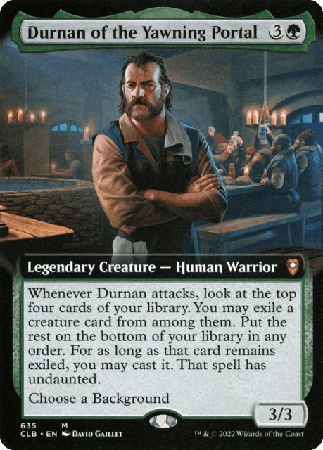 Durnan of the Yawning Portal (635) — Commander Legends: Battle for Baldur's Gate