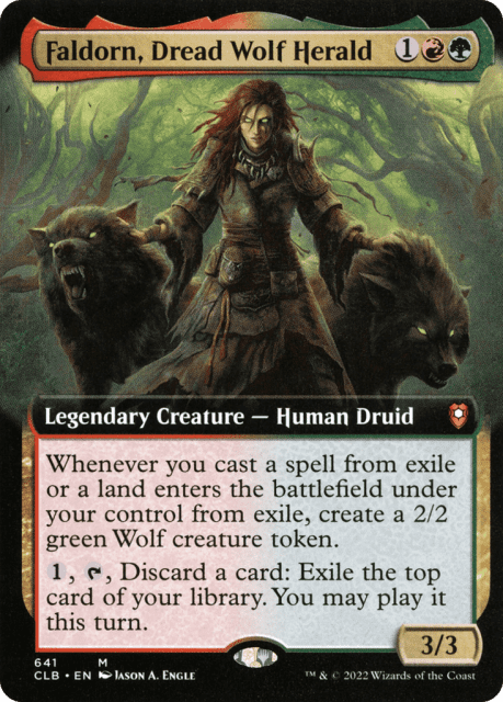 Faldorn, Dread Wolf Herald (641) — Commander Legends: Battle for Baldur's Gate