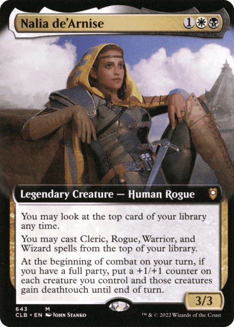 Nalia de'Arnise (643) — Commander Legends: Battle for Baldur's Gate