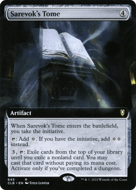 Sarevok's Tome (645) — Commander Legends: Battle for Baldur's Gate