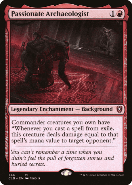 Passionate Archaeologist (656) — Commander Legends: Battle for Baldur's Gate