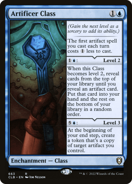 Artificer Class (663) — Commander Legends: Battle for Baldur's Gate