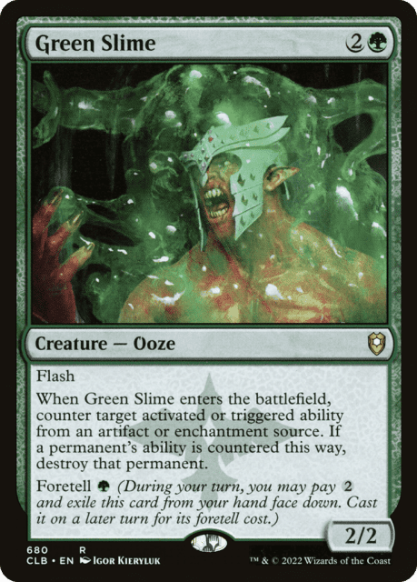 Green Slime (680) — Commander Legends: Battle for Baldur's Gate