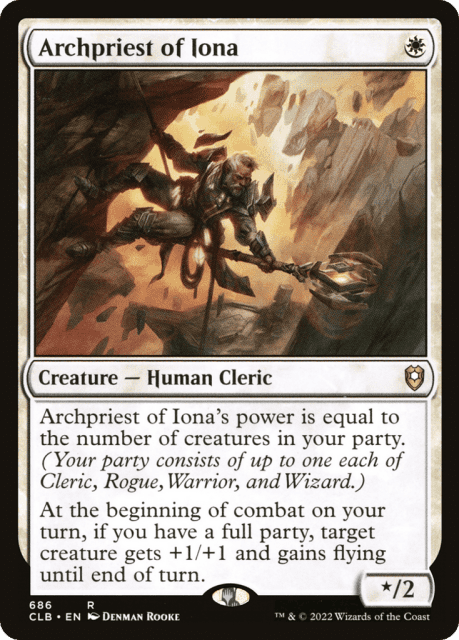 Archpriest of Iona (686) — Commander Legends: Battle for Baldur's Gate