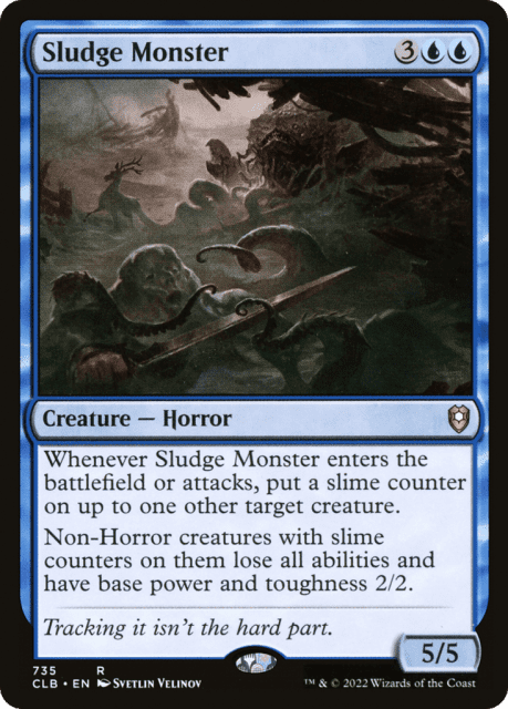 Sludge Monster (735) — Commander Legends: Battle for Baldur's Gate