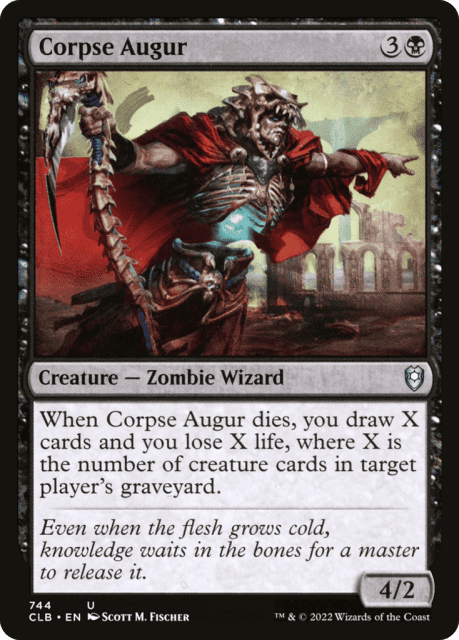 Corpse Augur (744) — Commander Legends: Battle for Baldur's Gate