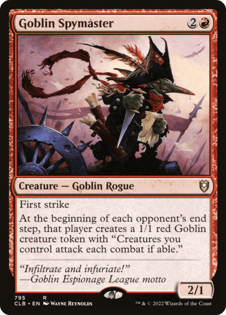 Goblin Spymaster (795) — Commander Legends: Battle for Baldur's Gate