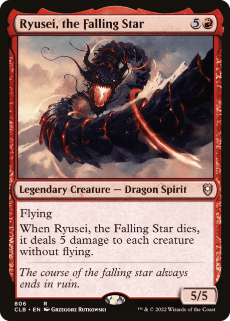 Ryusei, the Falling Star (806) — Commander Legends: Battle for Baldur's Gate